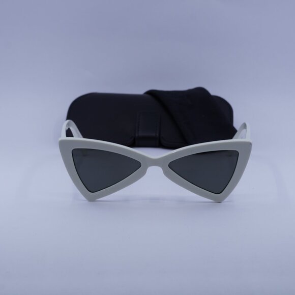 Saint Laurent SL207 JERRY 007 Cat Eye Sunglasses - White/Grey main image 5